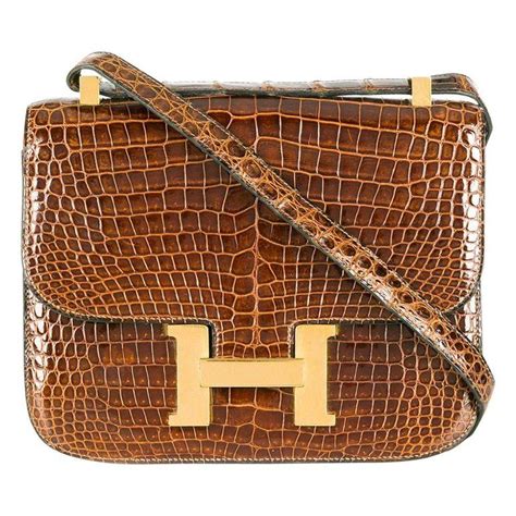 hermes constance bag crocodile|hermes constance shoulder bag.